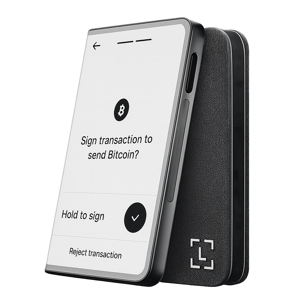 Ledger Stax 硬件钱包产品图